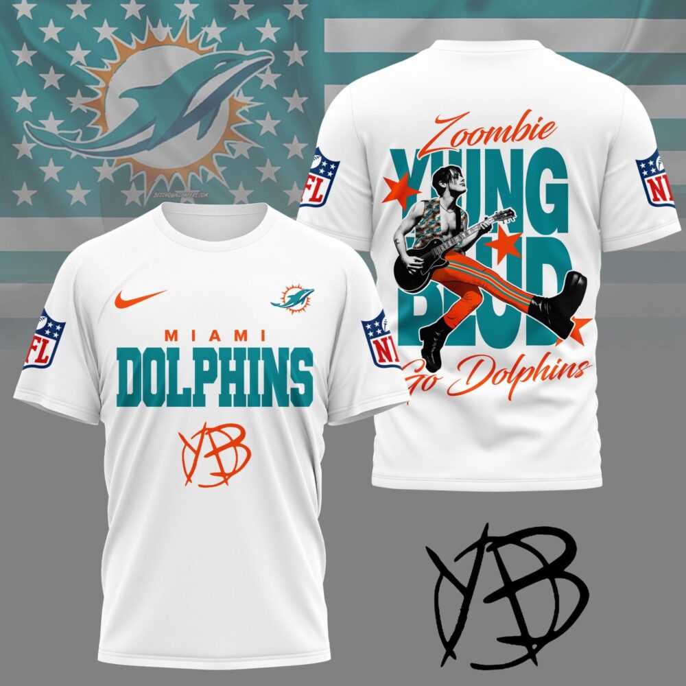 Miami Dolphins | Premium NFL Yungblud Fan 3D Shirt NY