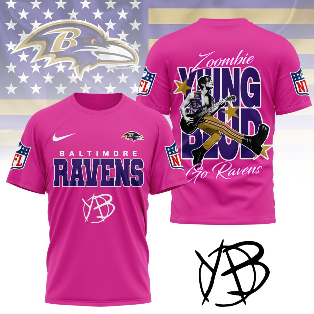Baltimore Ravens | Premium NFL Yungblud Fan 3D Shirt NY