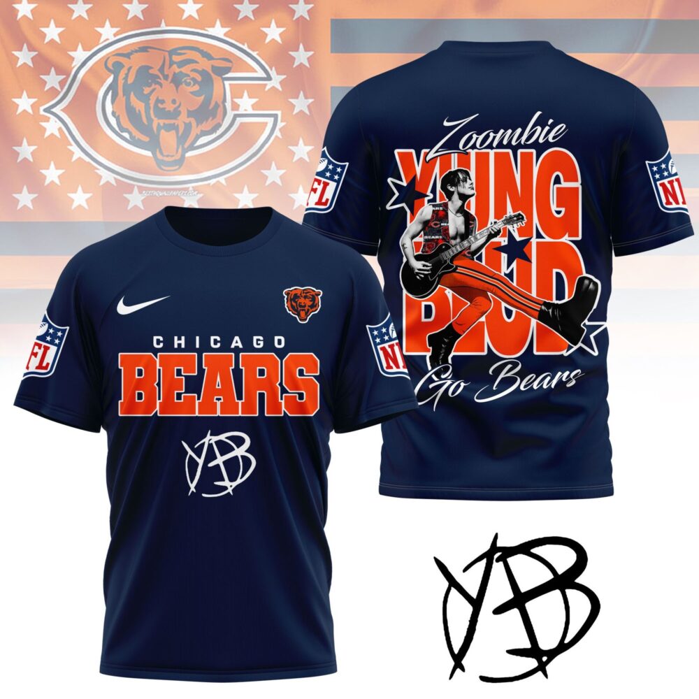Chicago Bears | Premium NFL Yungblud Fan 3D Shirt NY