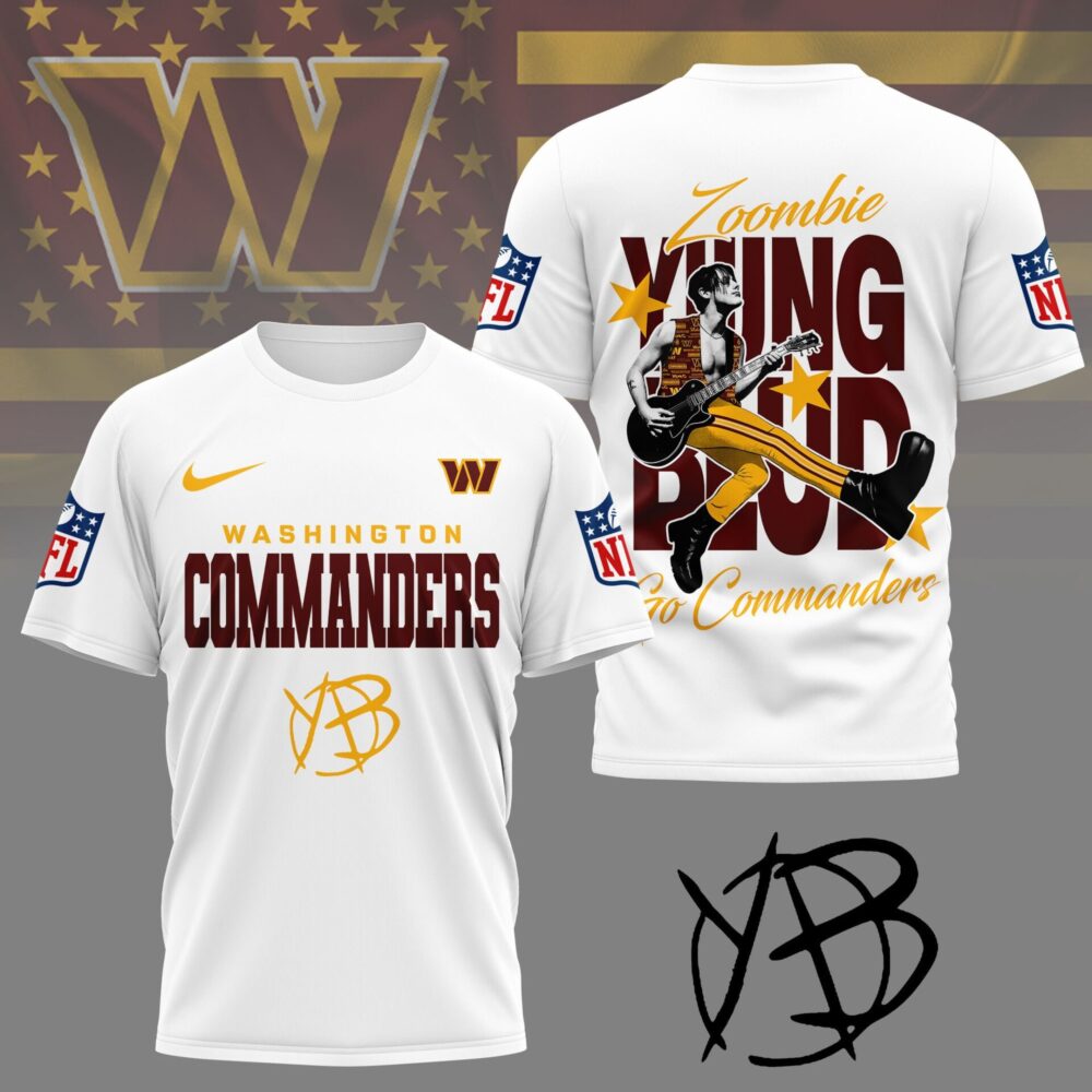 Washington Commanders | Premium NFL Yungblud Fan 3D Shirt NY