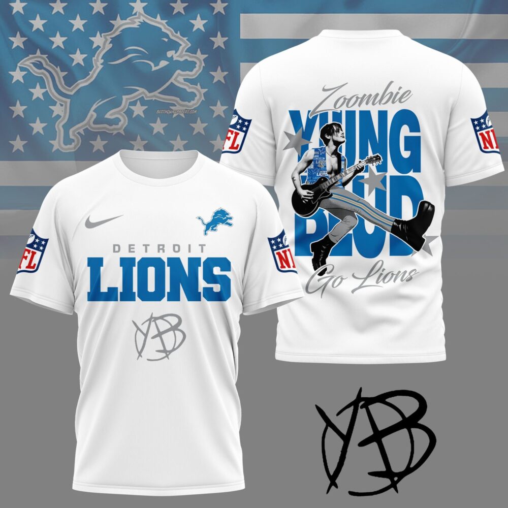 Detroit Lions | Premium NFL Yungblud Fan 3D Shirt NY