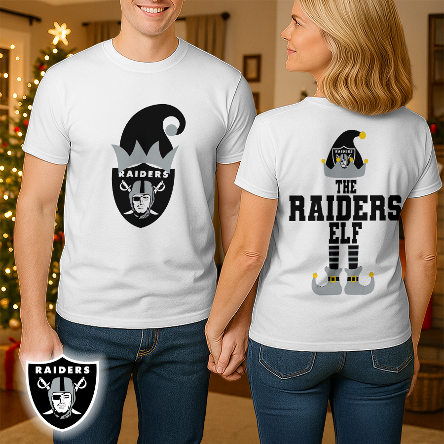 Las Vegas Raiders | Premium NFL and Elf Fan Shirt HI