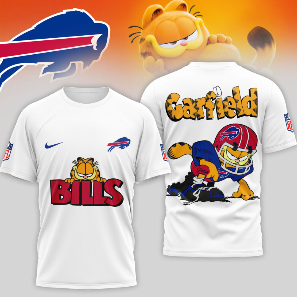 Buffalo Bills | Premium NFL Garfield Cat 3D Shirt TD