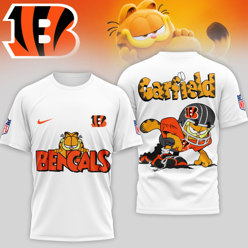 Cincinnati Bengals | Premium NFL Garfield Cat 3D Shirt TD