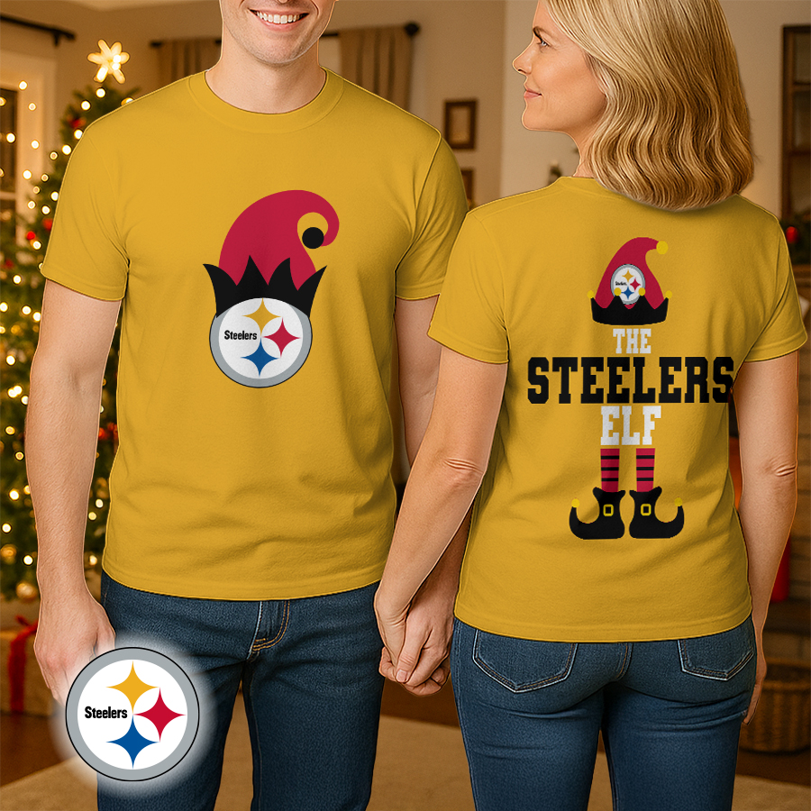 Pittsburgh Steelers | Premium NFL and Elf Fan Shirt HI - Yellow