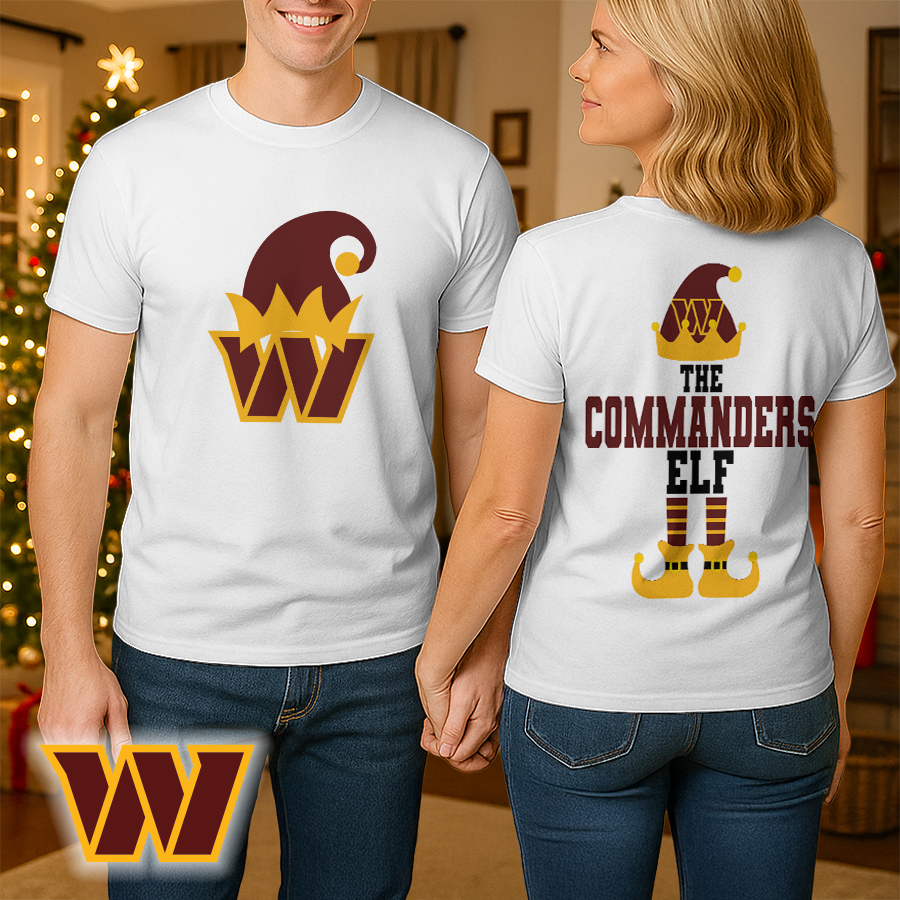 Washington Commanders | Premium NFL and Elf Fan Shirt HI