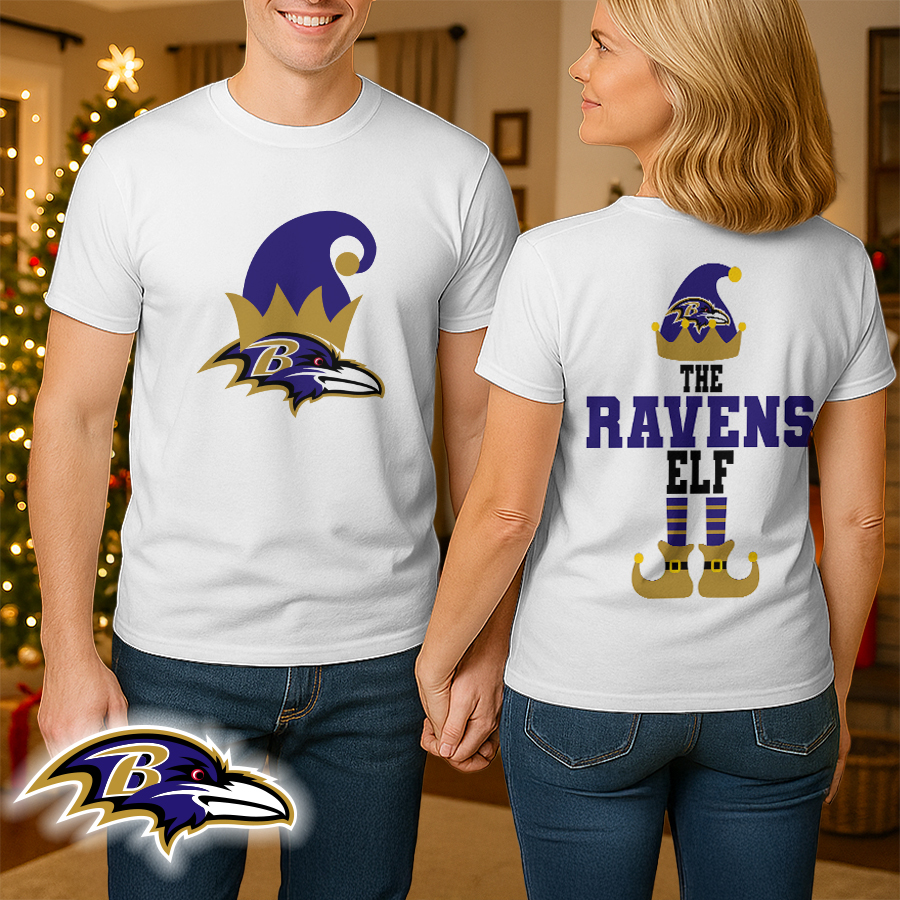 Baltimore Ravens | Premium NFL and Elf Fan Shirt HI