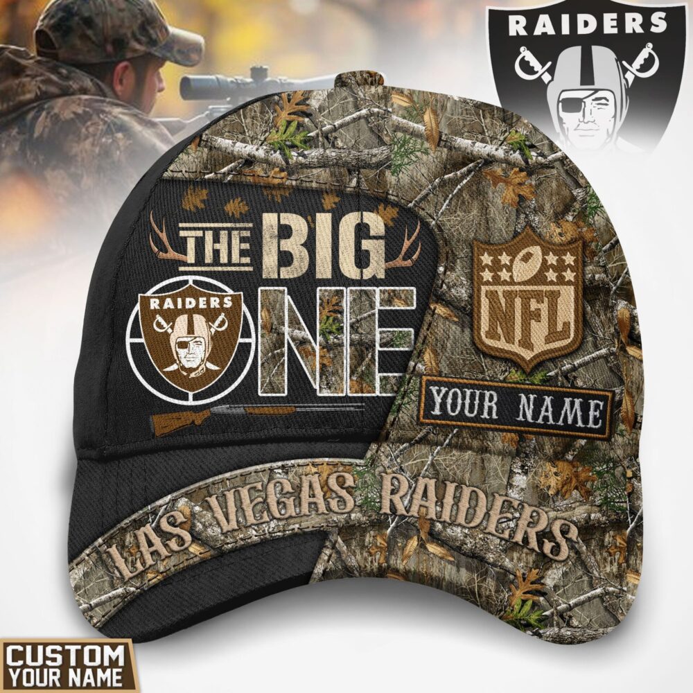 Las Vegas Raiders | Premium NFL The Big One Hunting Classic Cap TD