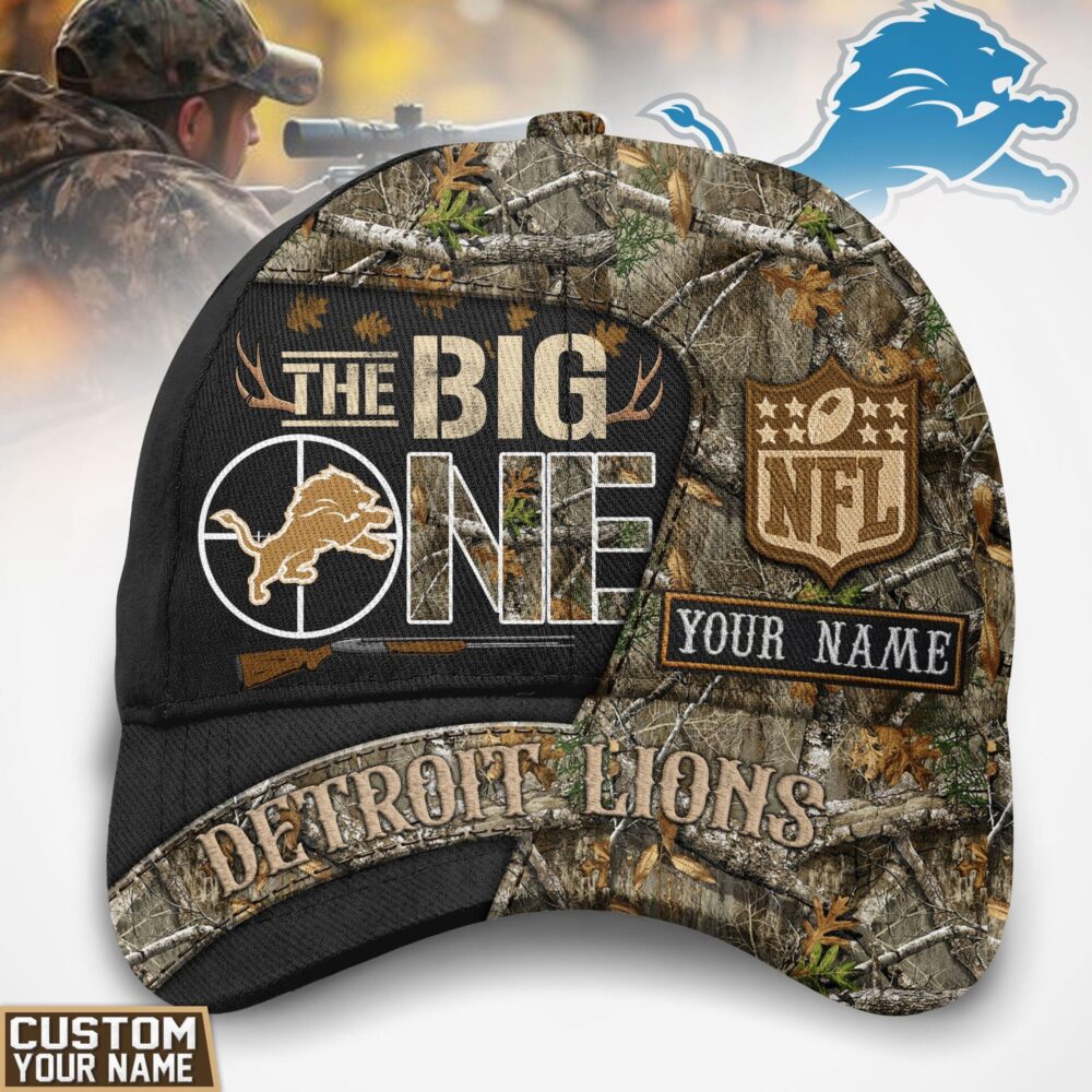 Detroit Lions | Premium NFL The Big One Hunting Classic Cap TD