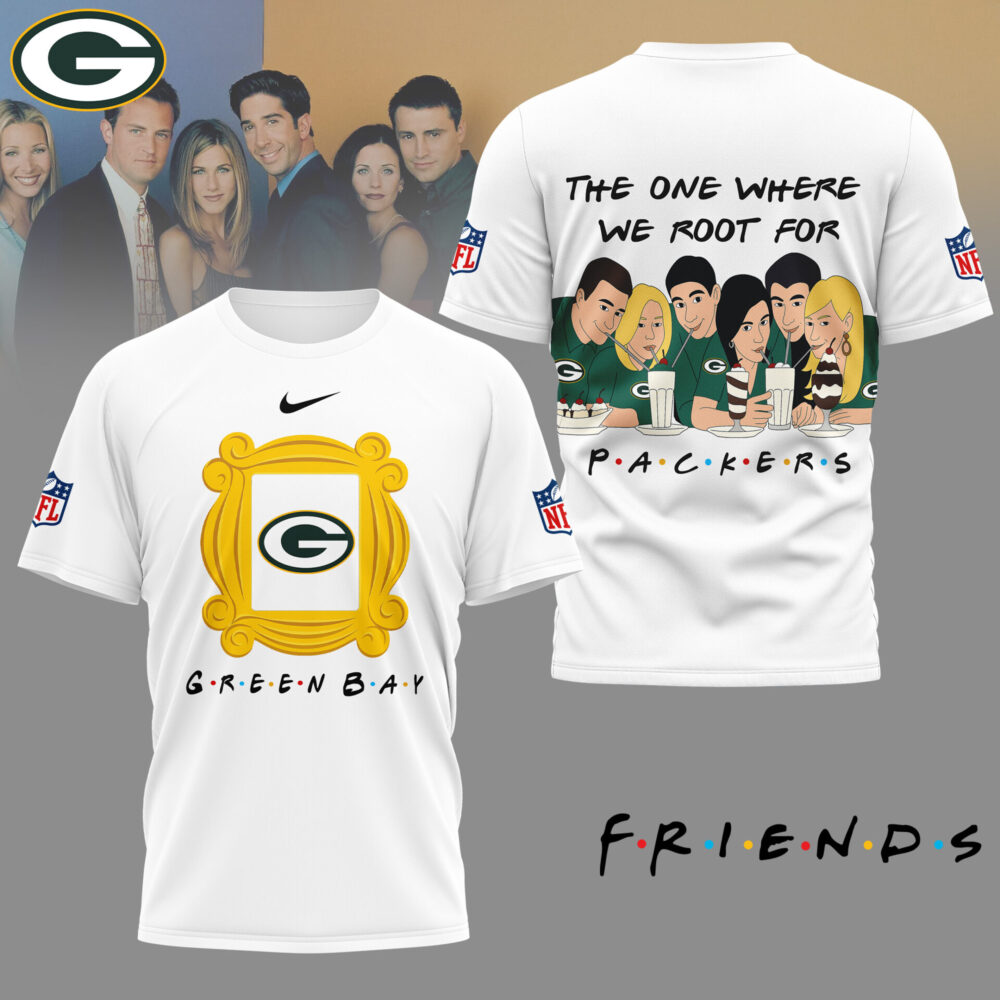 Green Bay Packers | Premium NFL and F.R.I.E.N.D.S Fan 3D Shirt HI