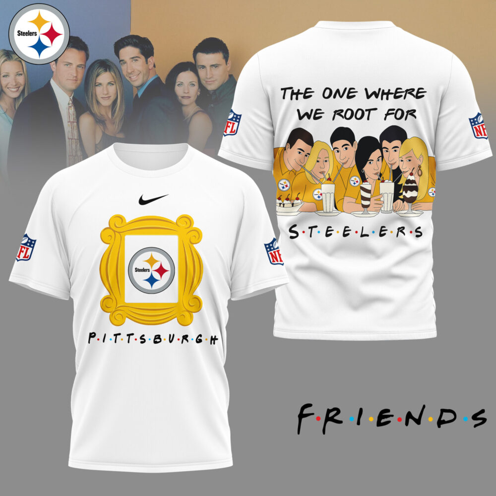 Pittsburgh Steelers | Premium NFL and F.R.I.E.N.D.S Fan 3D Shirt HI