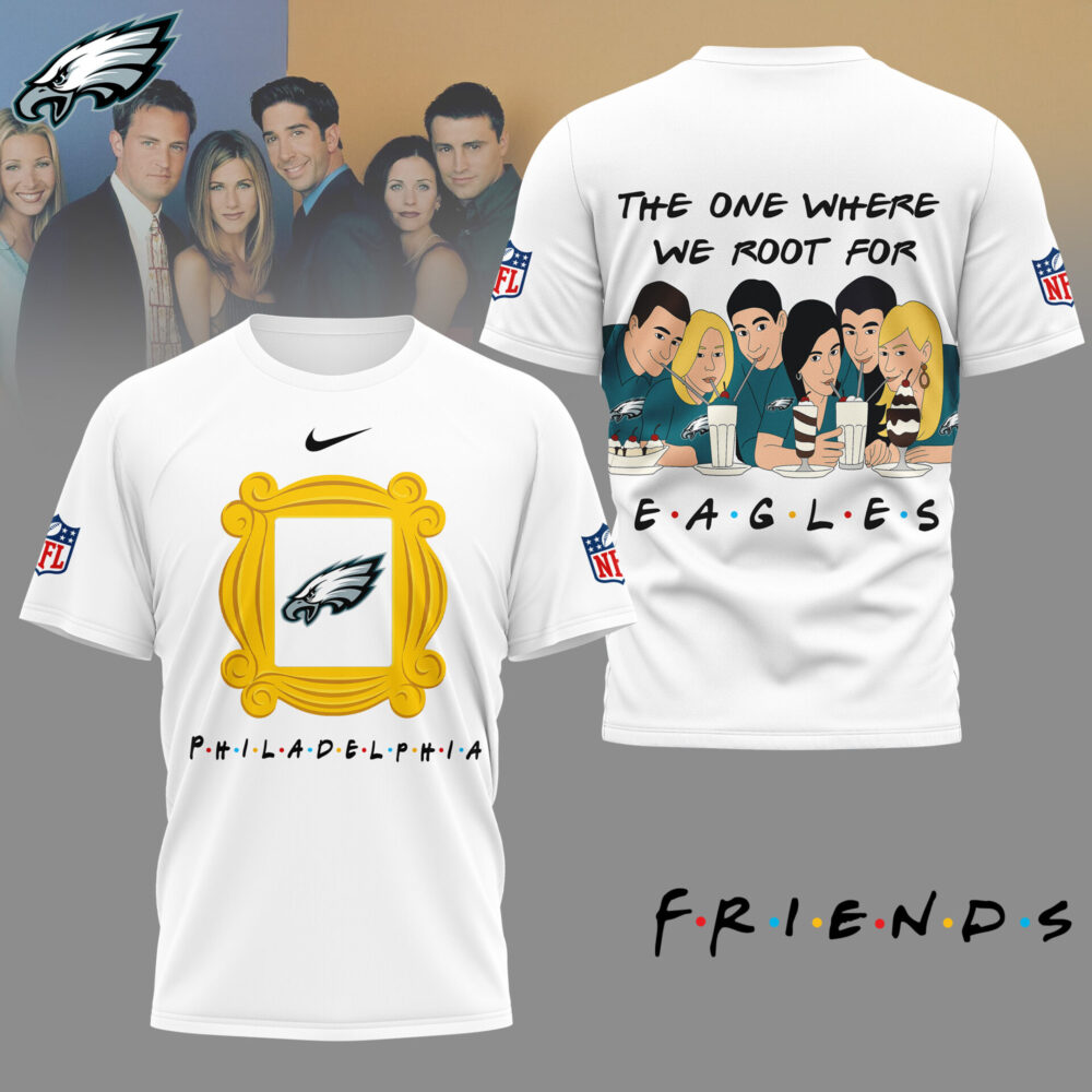 Philadelphia Eagles | Premium NFL and F.R.I.E.N.D.S Fan 3D Shirt HI