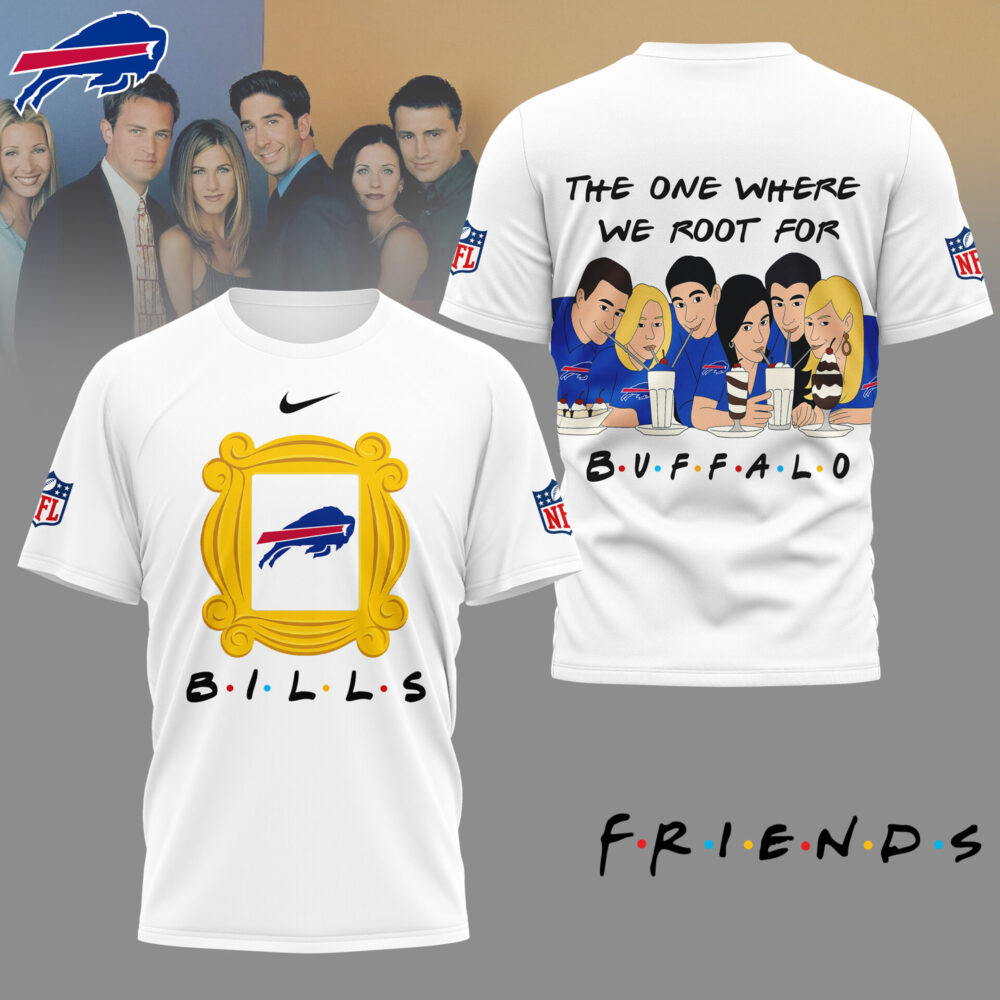 Buffalo Bills | Premium NFL and F.R.I.E.N.D.S Fan 3D Shirt HI