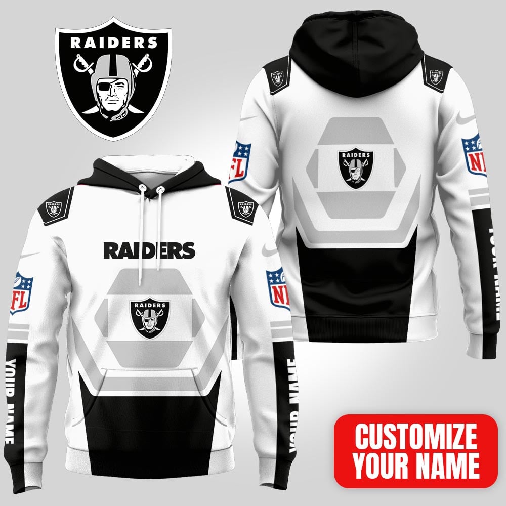 Las Vegas Raiders | Premium NFL Customizable Fan Hoodie MM