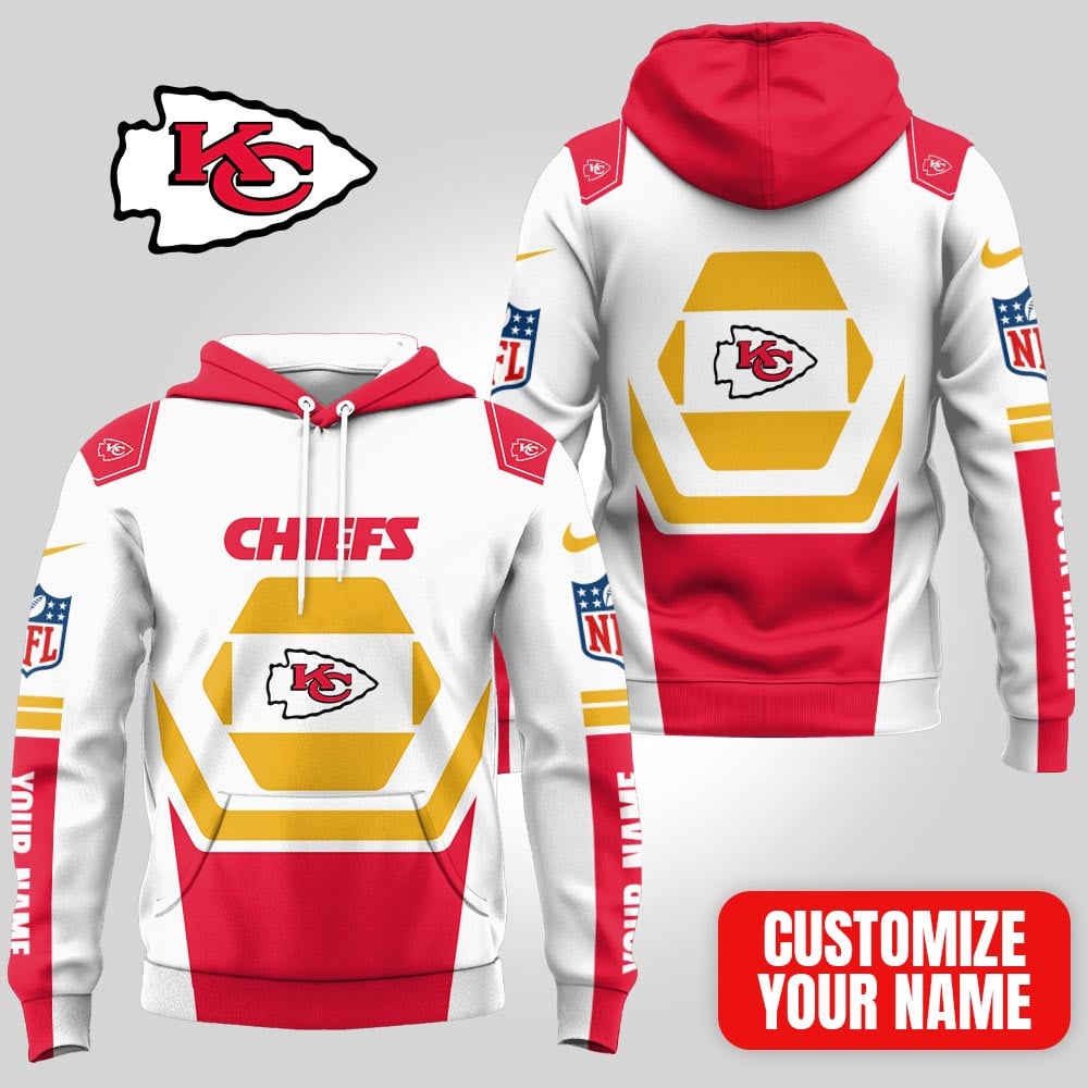 Kansas City Chiefs | Premium NFL Customizable Fan Hoodie MM - M