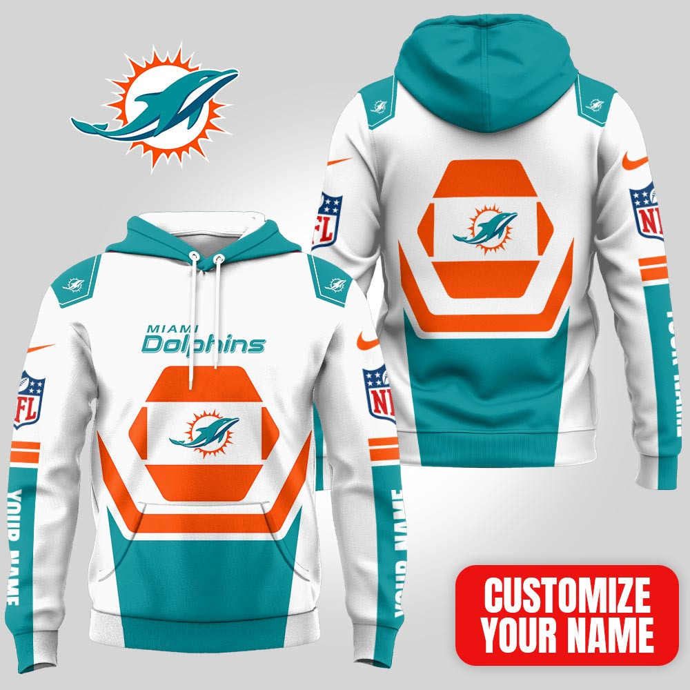 Miami Dolphins | Premium NFL Customizable Fan Hoodie MM