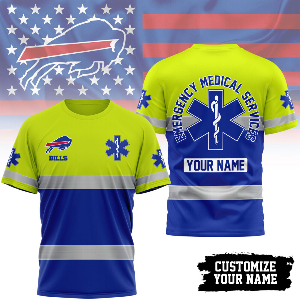 Buffalo Bills | Premium NFL Emergency Medical Services 3D Shirt TD