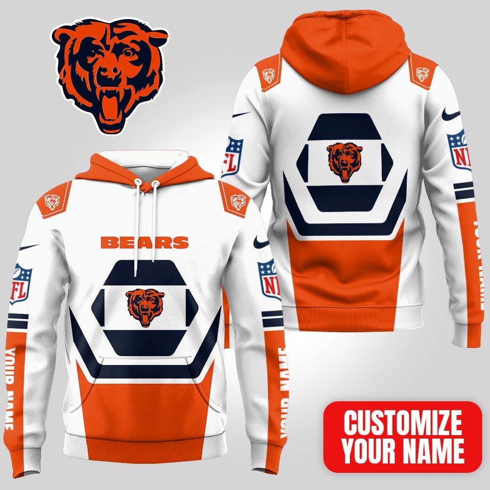 Chicago Bears | Premium NFL Customizable Fan Hoodie MM