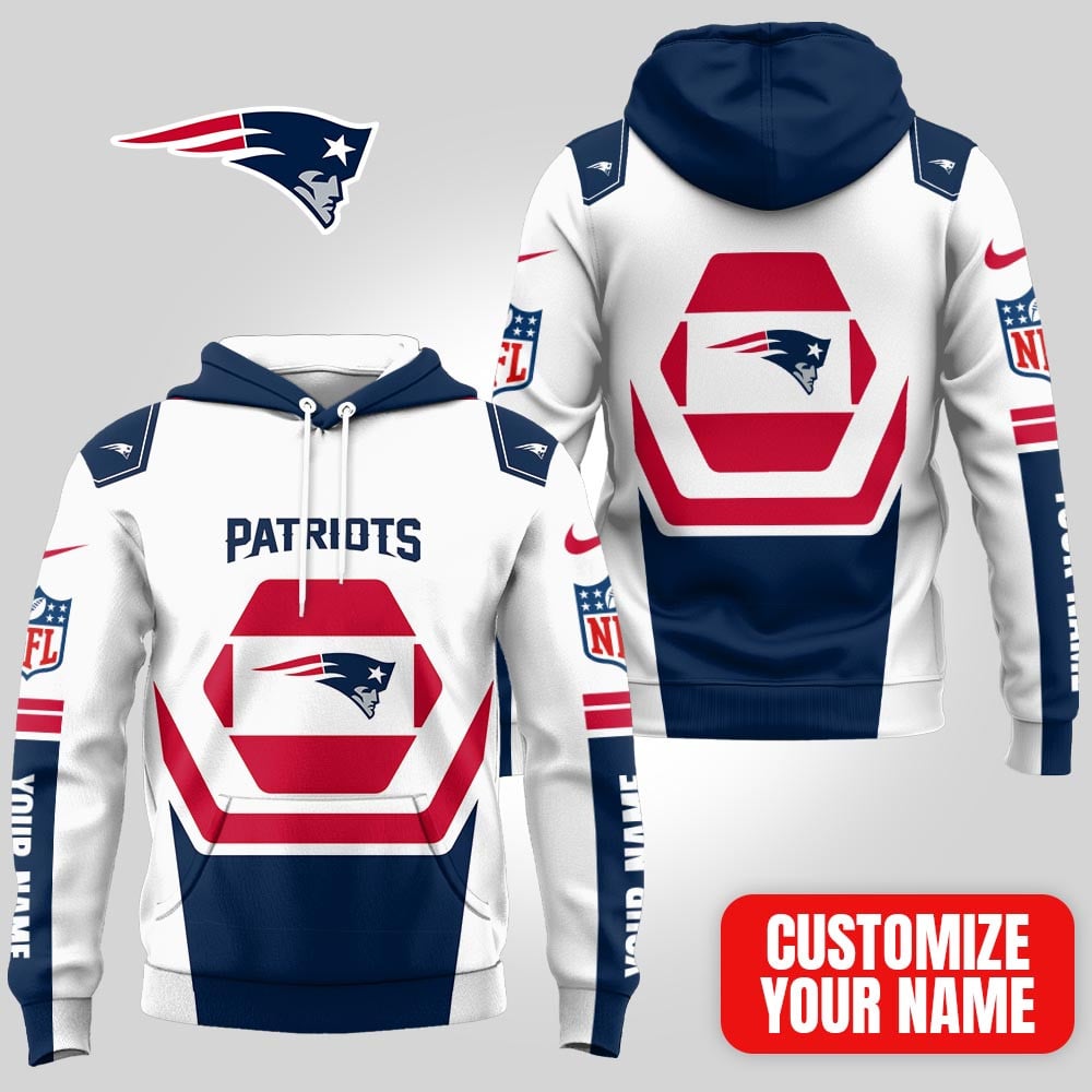 New England Patriots | Premium NFL Customizable Fan Hoodie MM