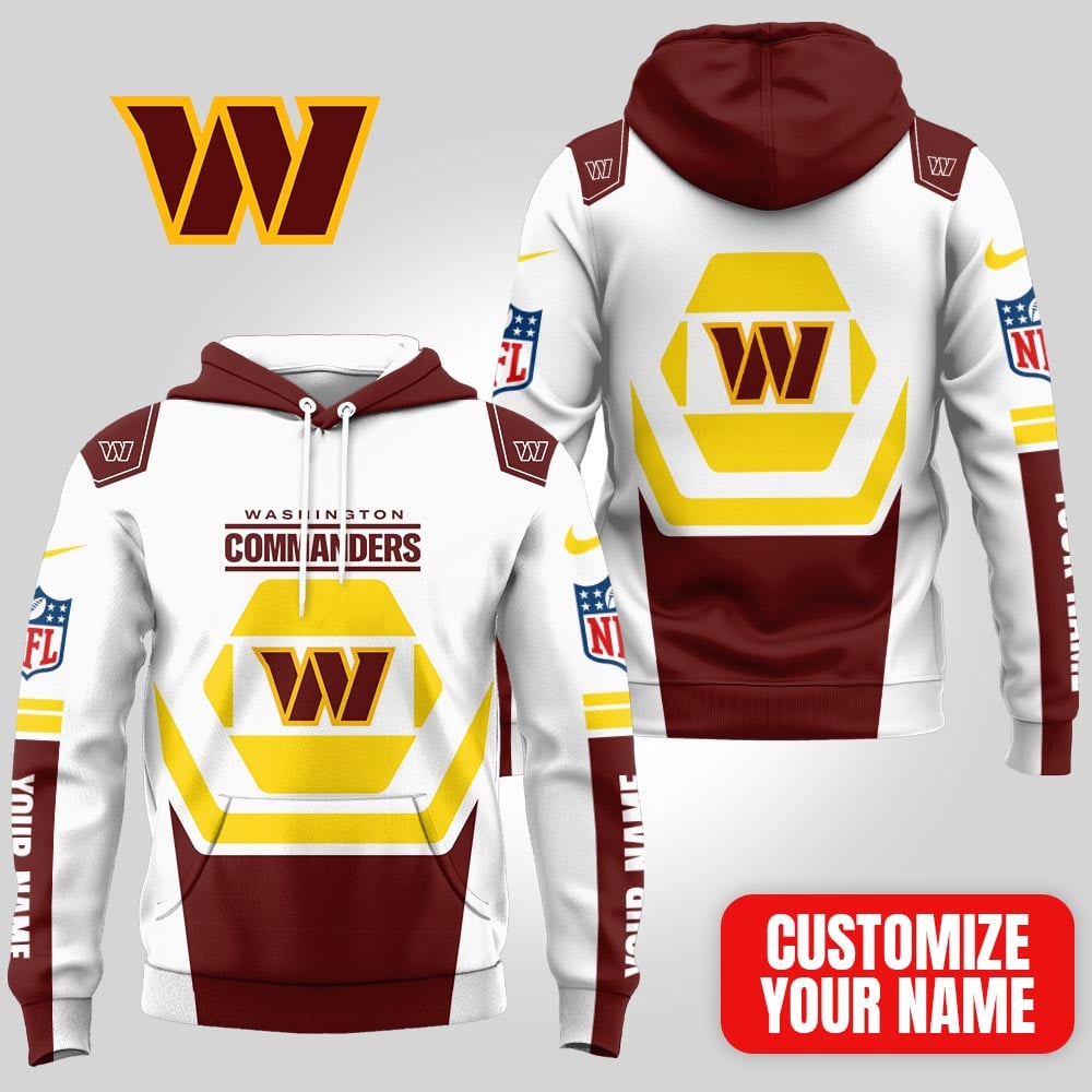 Washington Commanders | Premium NFL Customizable Fan Hoodie MM