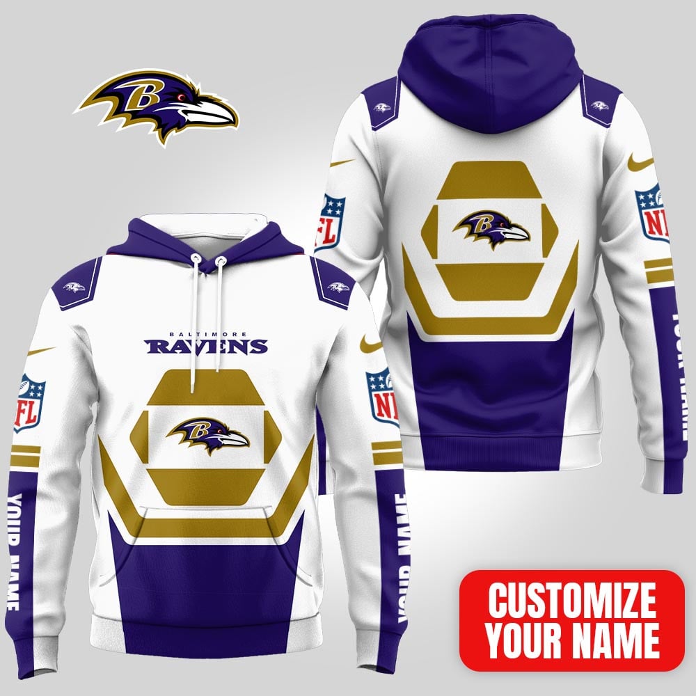 Baltimore Ravens | Premium NFL Customizable Fan Hoodie MM