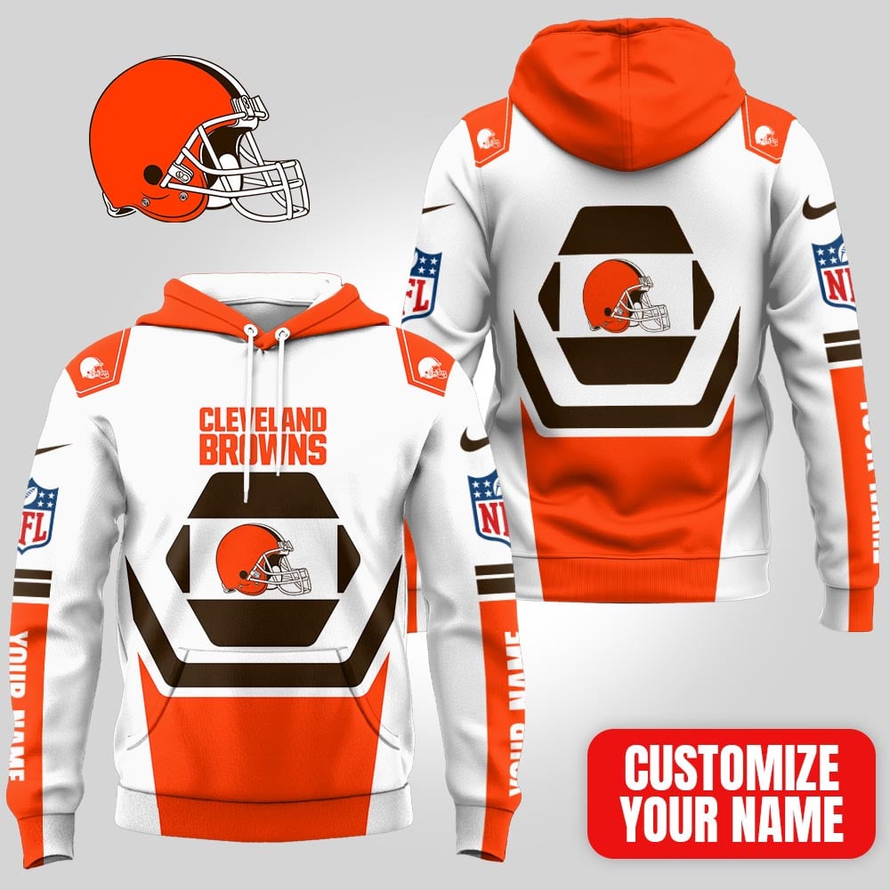 Cleveland Browns | Premium NFL Customizable Fan Hoodie MM - XL