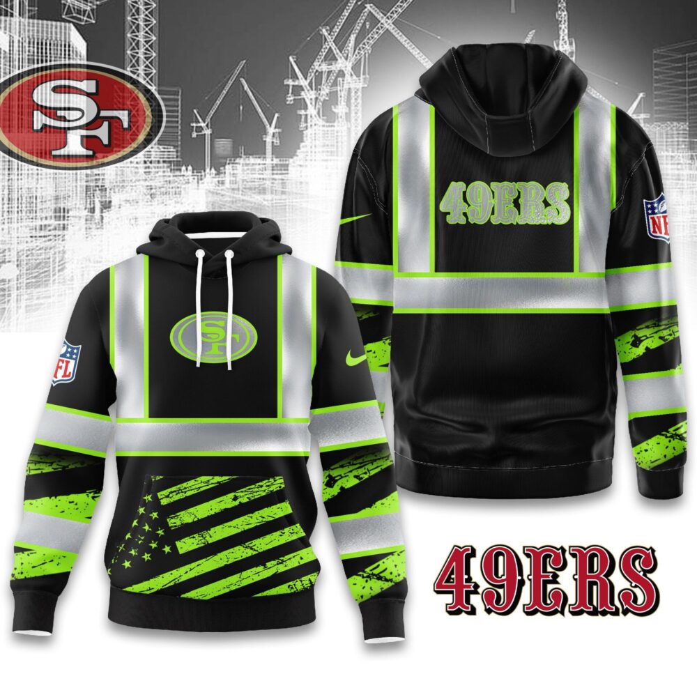 San Francisco 49ers | Premium NFL Safety Hi-Vis Hoodie MM