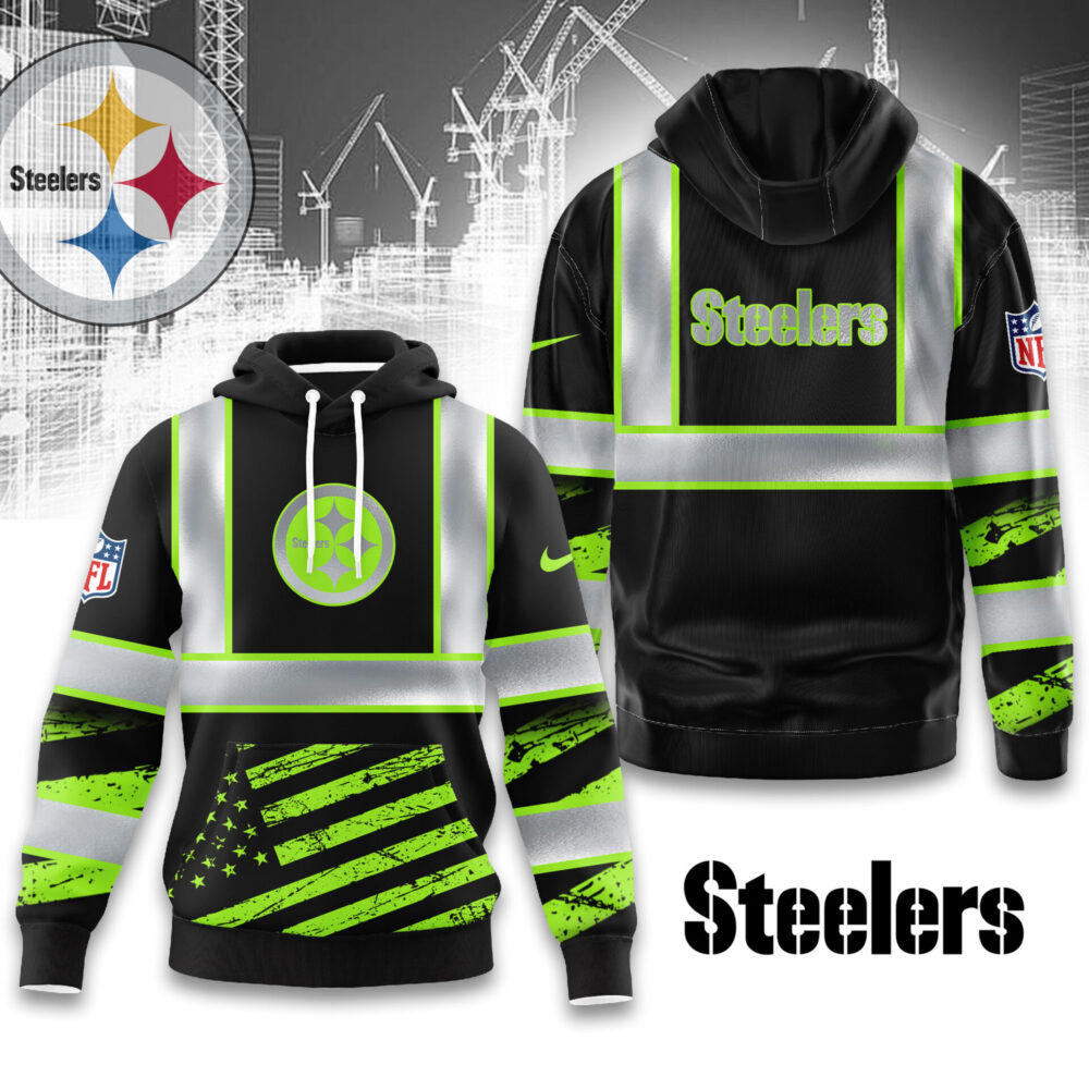 Pittsburgh Steelers | Premium NFL Safety Hi-Vis Hoodie MM