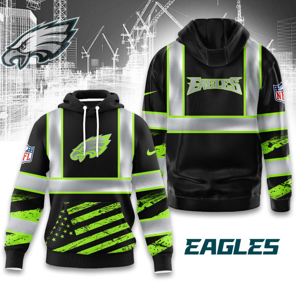 Philadelphia Eagles | Premium NFL Safety Hi-Vis Hoodie MM