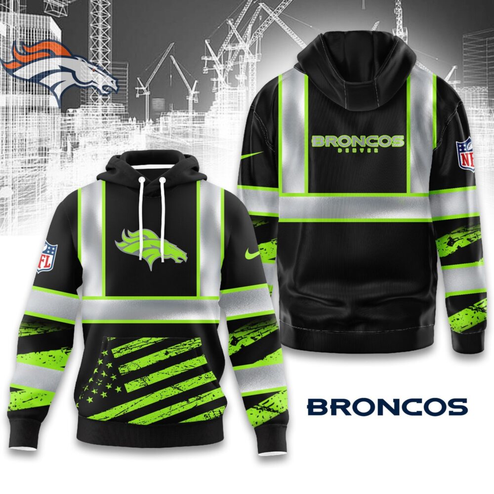 Denver Broncos | Premium NFL Safety Hi-Vis Hoodie MM