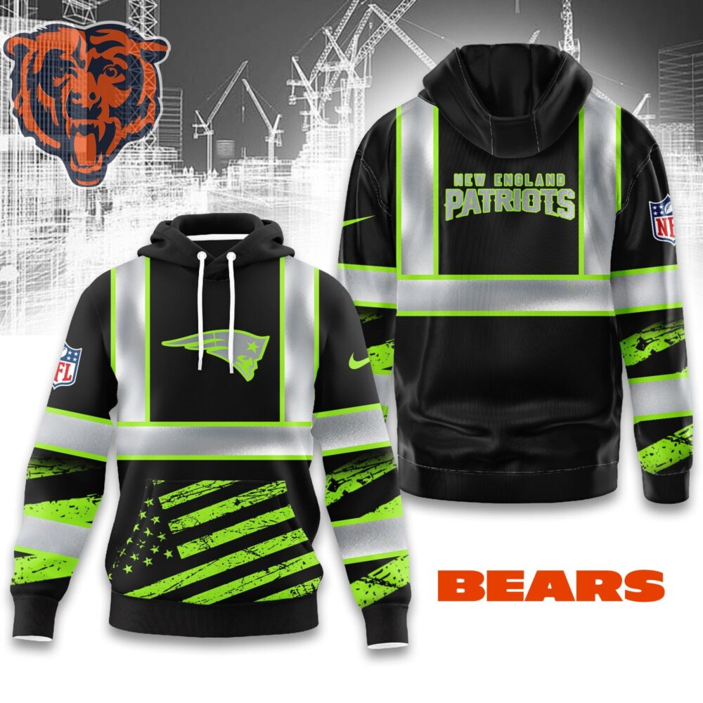 Chicago Bears | Premium NFL Safety Hi-Vis Hoodie MM