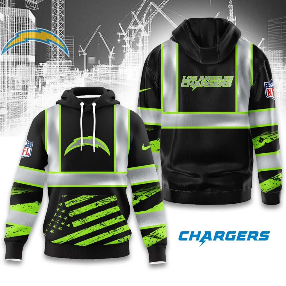 Los Angeles Chargers | Premium NFL Safety Hi-Vis Hoodie MM