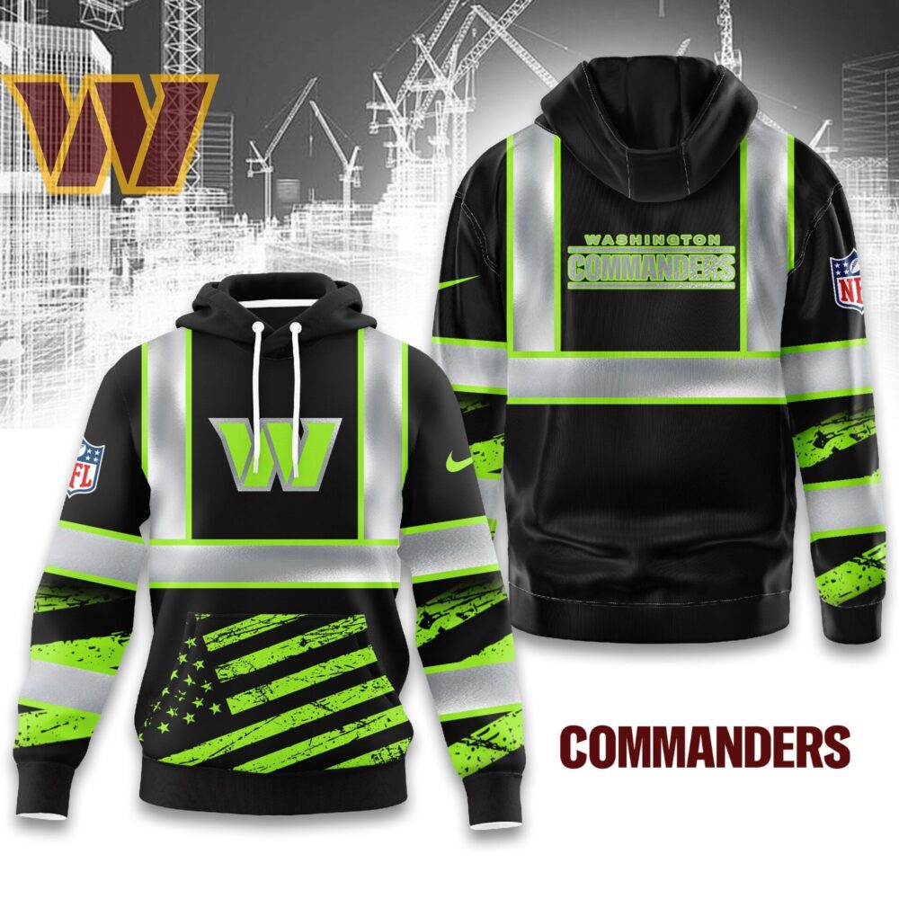 Washington Commanders | Premium NFL Safety Hi-Vis Hoodie MM
