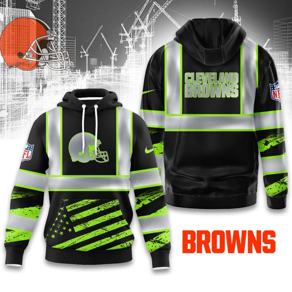 Cleveland Browns | Premium NFL Safety Hi-Vis Hoodie MM