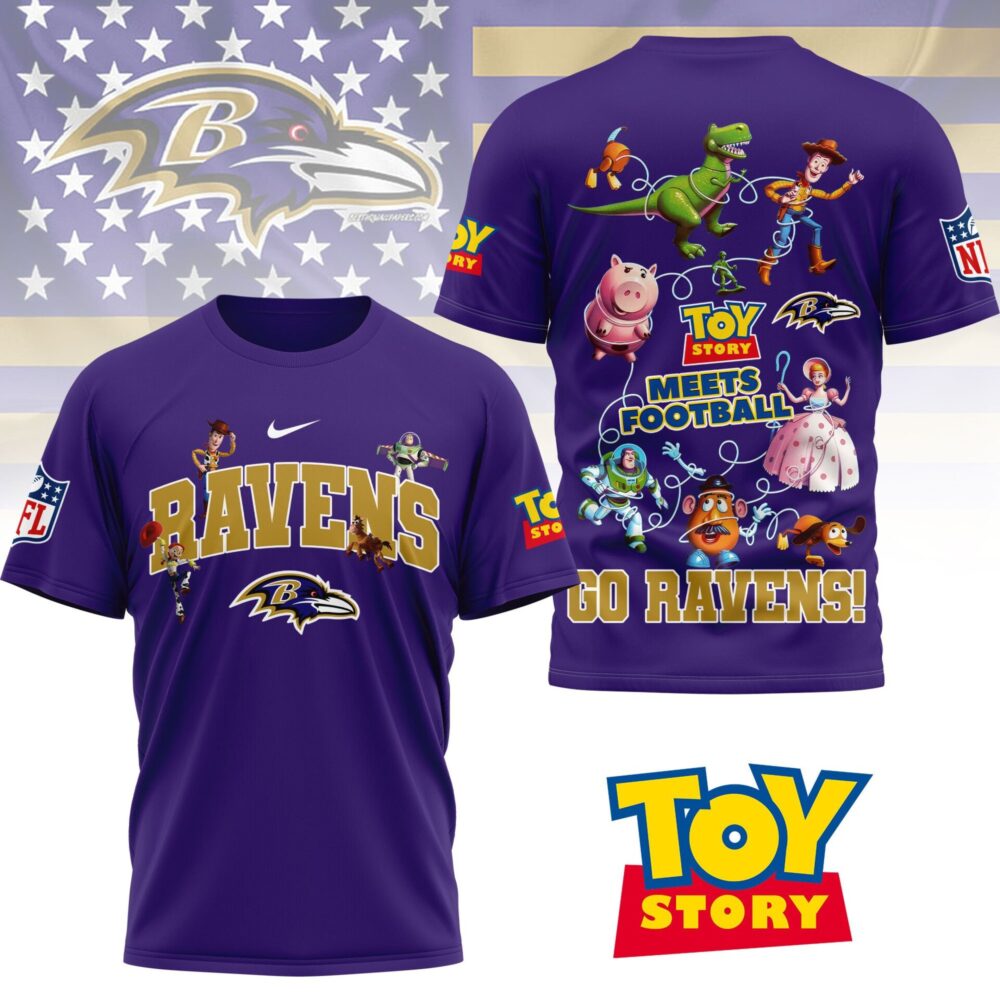 Baltimore Ravens | Premium NFL Toy Story Fan 3D Shirt NY