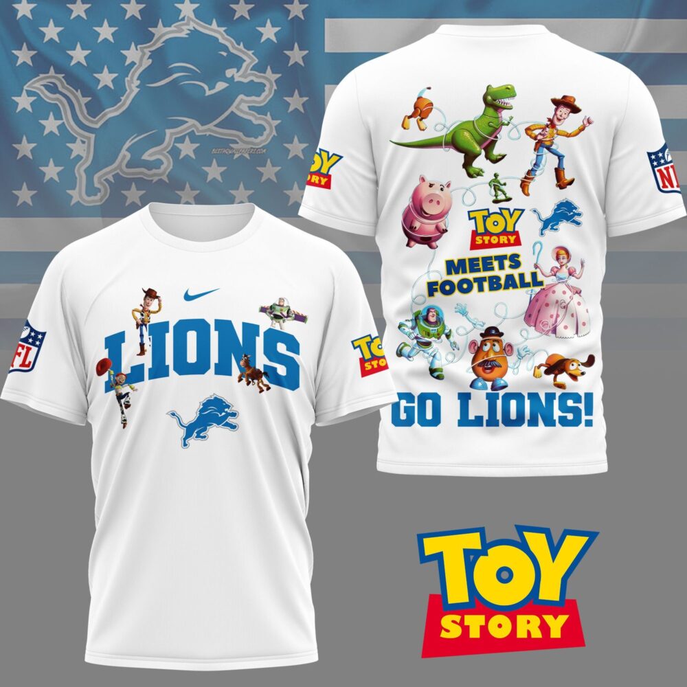 Detroit Lions | Premium NFL Toy Story Fan 3D Shirt NY