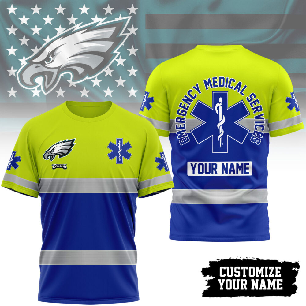 Philadelphia Eagles | Premium NFL Emergency Medical Services 3D Shirt TD