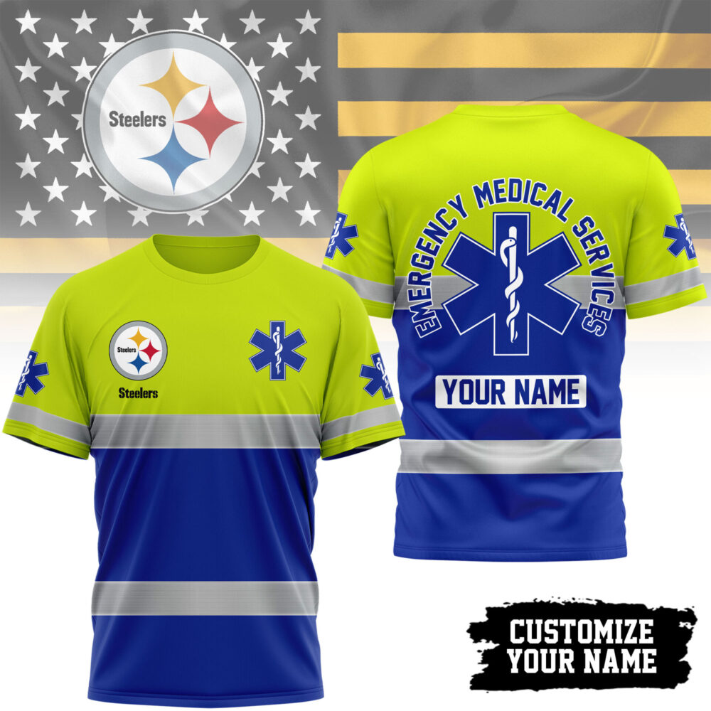 Pittsburgh Steelers | Premium NFL Emergency Medical Services 3D Shirt TD