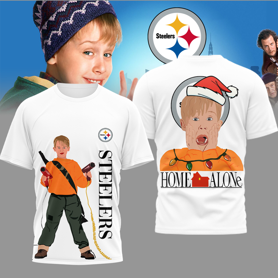 Pittsburgh Steelers | Premium NFL and Home Alone Fan 3D Shirt HI