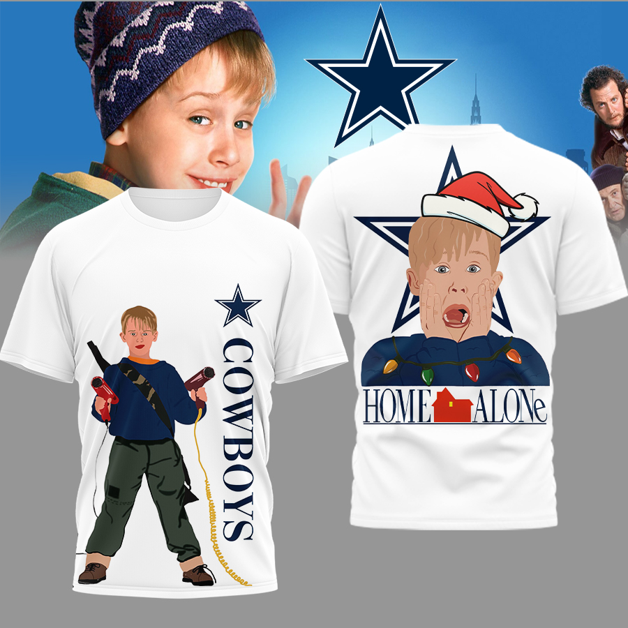 Dallas Cowboys | Premium NFL and Home Alone Fan 3D Shirt HI