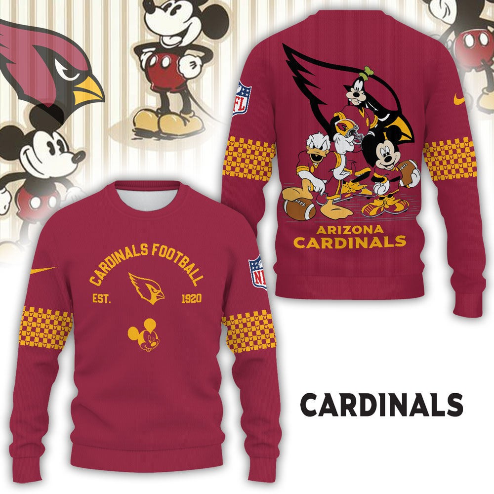 Arizona Cardinals | Premium NFL Game Day Disney Hoodie MM