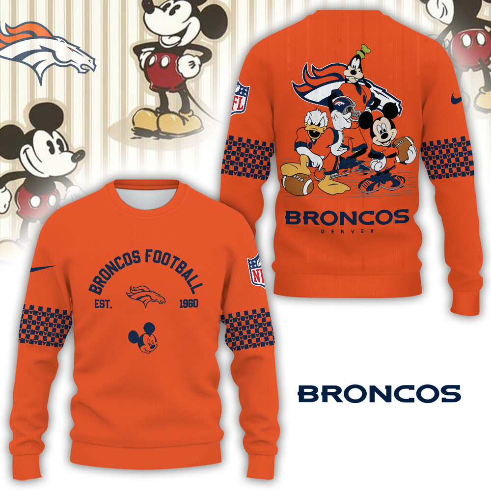 Denver Broncos | Premium NFL Game Day Disney Hoodie MM