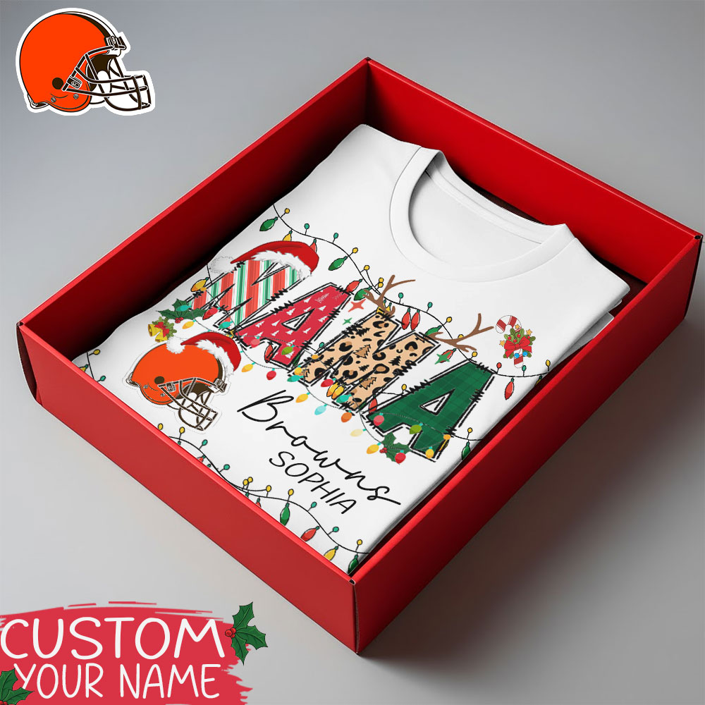 Cleveland Browns | Premium NFL Mama Football Shirt - Perfect Gift For Christmas TD