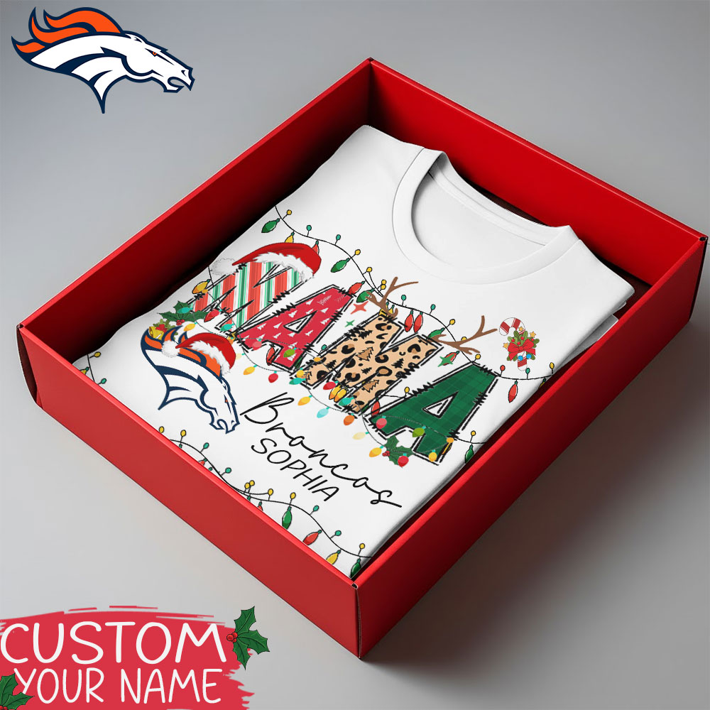 Denver Broncos | Premium NFL Mama Football Shirt - Perfect Gift For Christmas TD