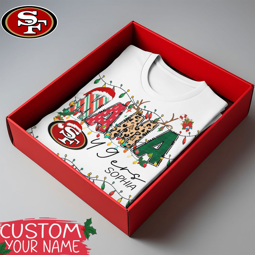 San Francisco 49ers | Premium NFL Mama Football Shirt - Perfect Gift For Christmas TD