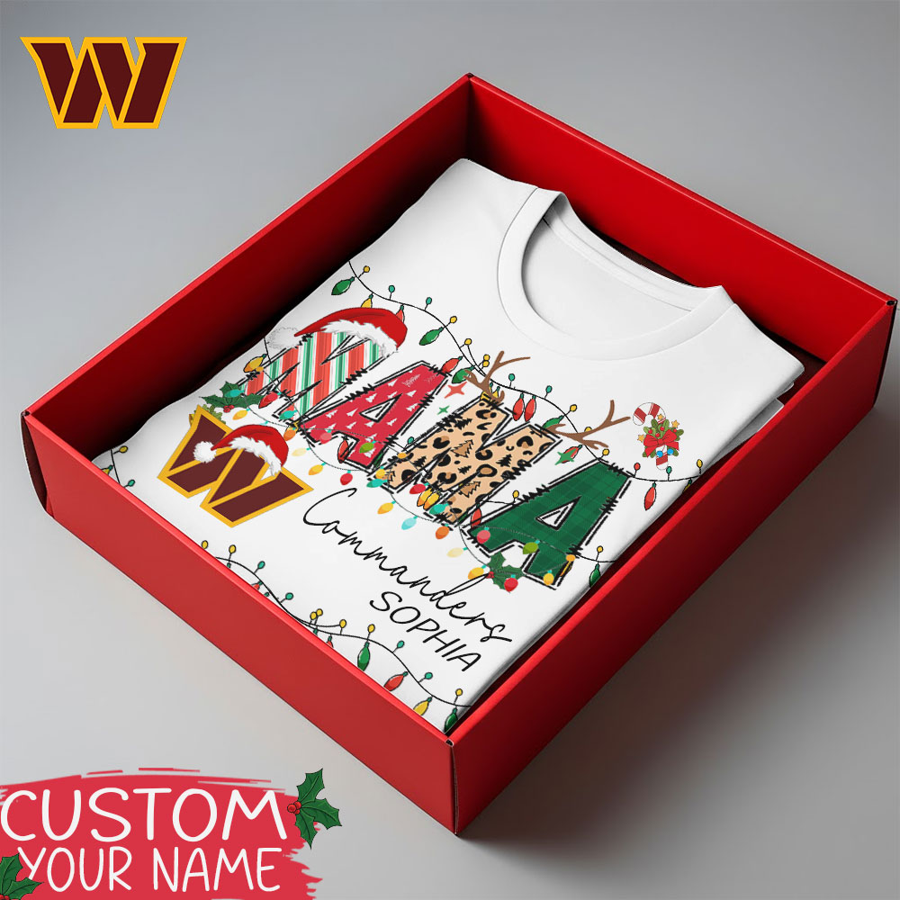 Washington Commanders | Premium NFL Mama Football Shirt - Perfect Gift For Christmas TD