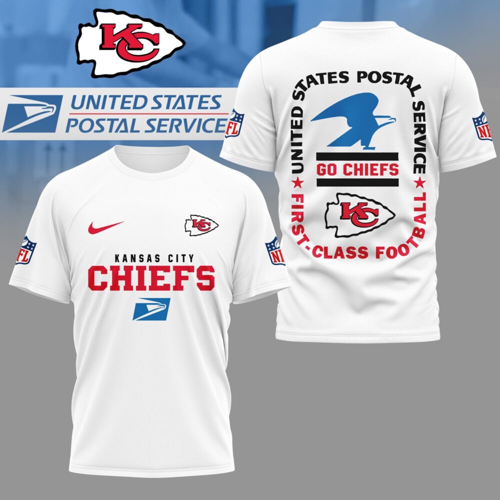 Kansas City Chiefs | Premium NFL USPS First Class Football 3D Shirt NY