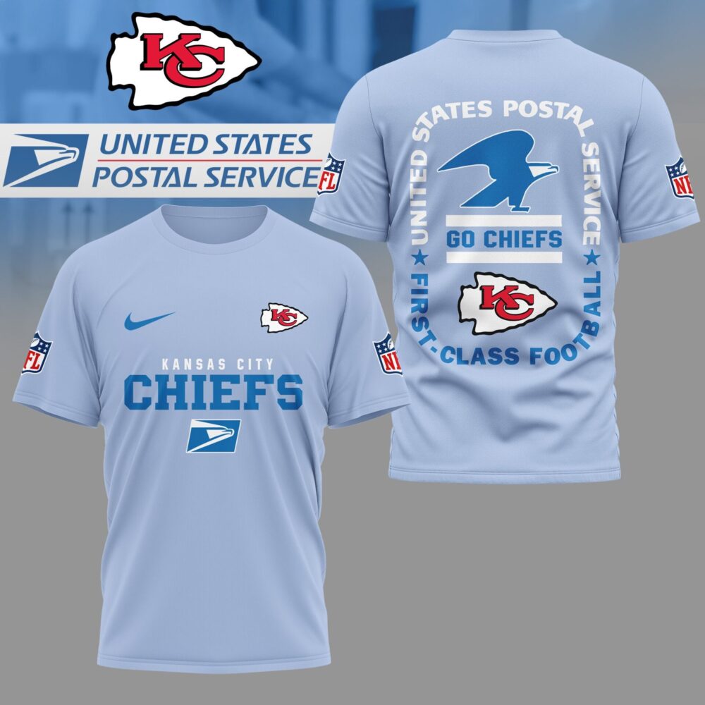 Kansas City Chiefs | Premium NFL USPS First Class Football 3D Shirt NY