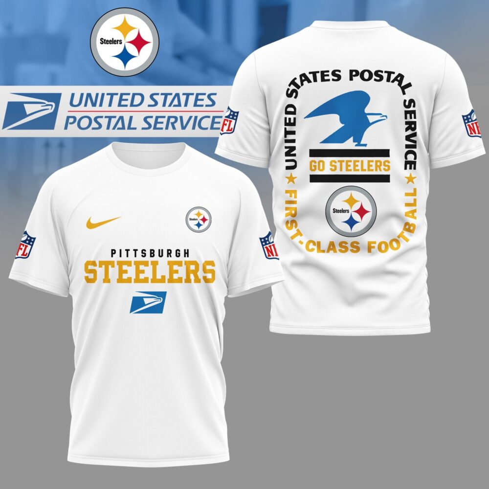 Pittsburgh Steelers | Premium NFL USPS First Class Football 3D Shirt NY