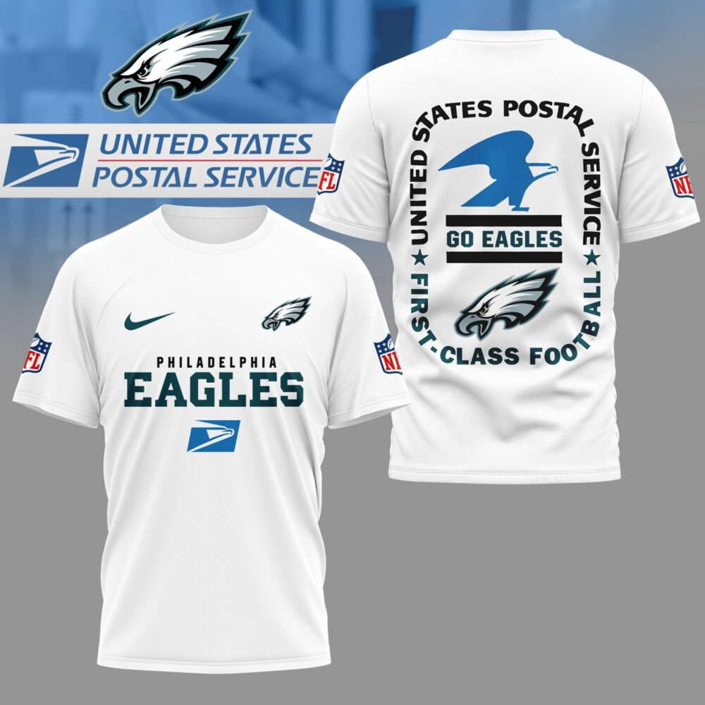 Philadelphia Eagles | Premium NFL USPS First Class Football 3D Shirt NY